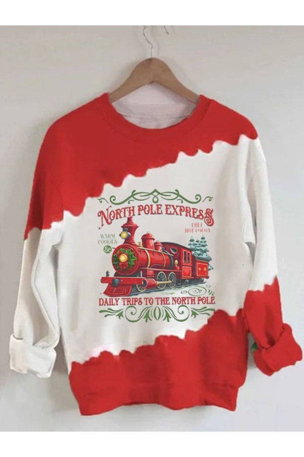 Women's Trips to North Pole Christmas Sweatshirt