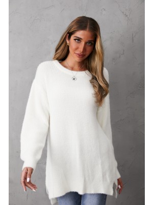 Cotton Casual Knitted Long Sleeve Sweater