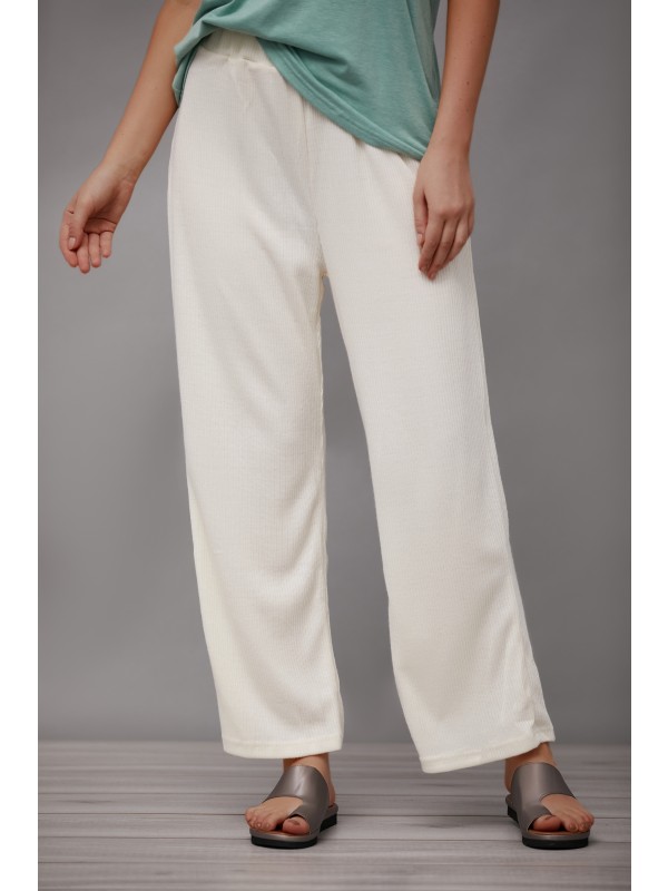 Plain Zipper Casual Wide Leg Solid Color Loose Pants