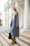 Gray Casual Solid AllMatched Long Sleeves Cardigans