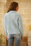 Casual Round Neck Solid Plain Long Sleeves Sweater 