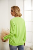 Women's Grinch Stole Christmas Print Raglan Sleeve Sweatshirt