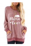 Mama Bear Pocketed Tunic Sweatshirt