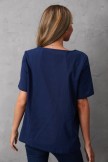 Solid Color Short Sleeves Casual Button Summer Tshirt