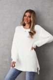 Cotton Casual Knitted Long Sleeve Sweater 