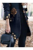 Women's Coat Fall Winter Outdoor Street Short Coat Stand Collar Windproof Warm Loose Fit Modern Style Casual Trendy Jacket