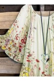 Floral Half Sleeve Cotton Blend Floral Print Dresses