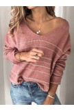Striped Knitted Women's Fashion Warm Sweaters