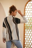 Tasseled Knitted Cape Coat Sweater