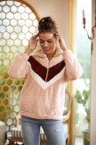 Fashion Stitching with Pocket Zipper Sweater