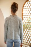 Pullover Solid Color Knit Sweater